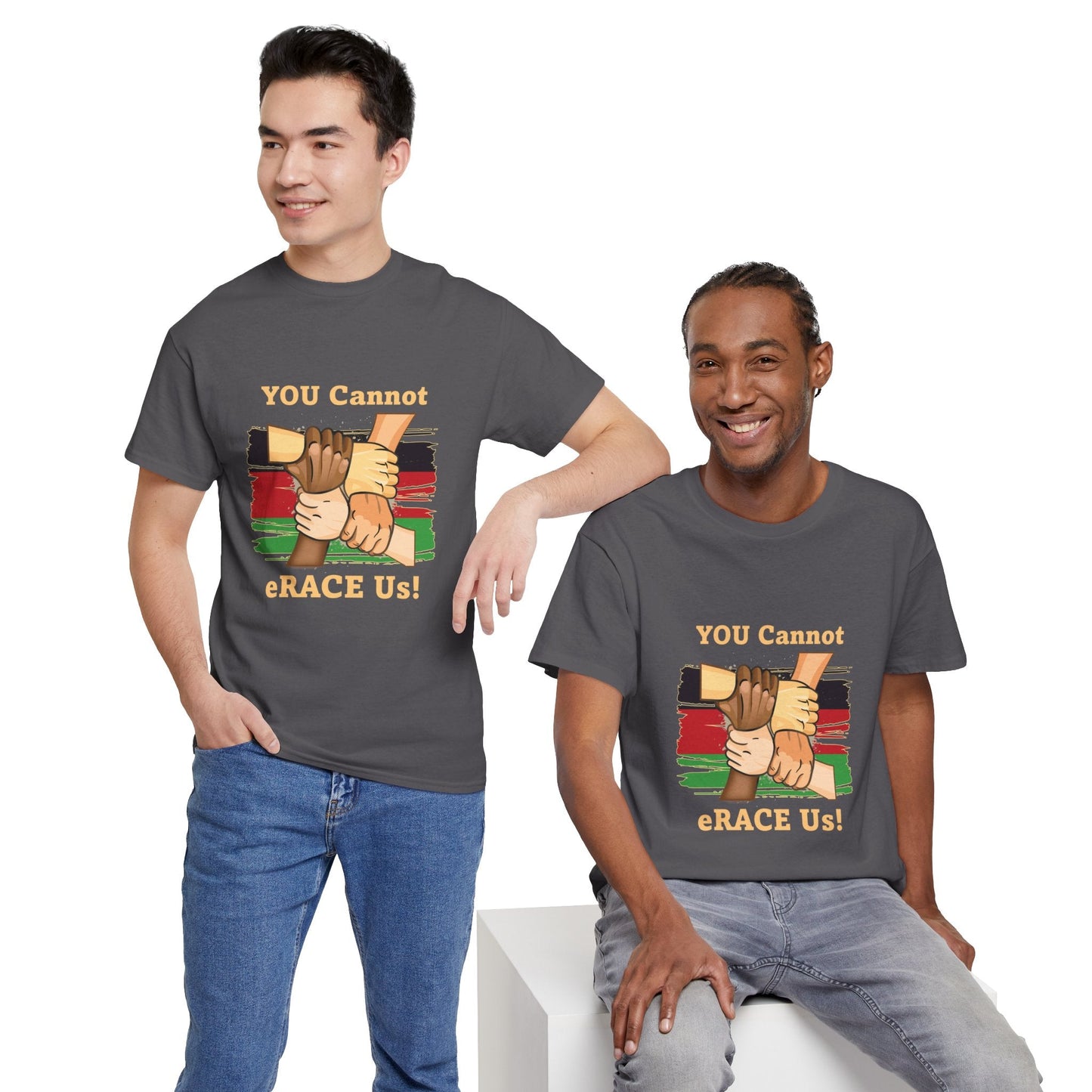 Black History You Cannot eRACE Us Tee Printify T-Shirt You Cannot eRACE Us