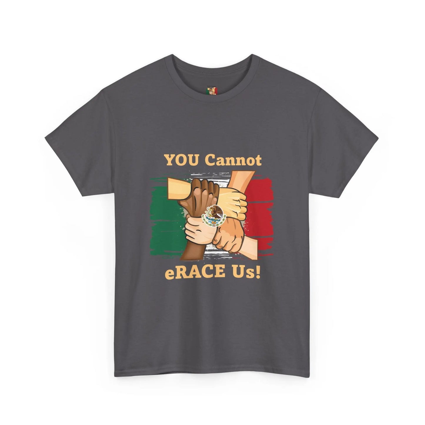 Hispanic You Cannot eRACE Us Tee Printify T-Shirt You Cannot eRACE Us
