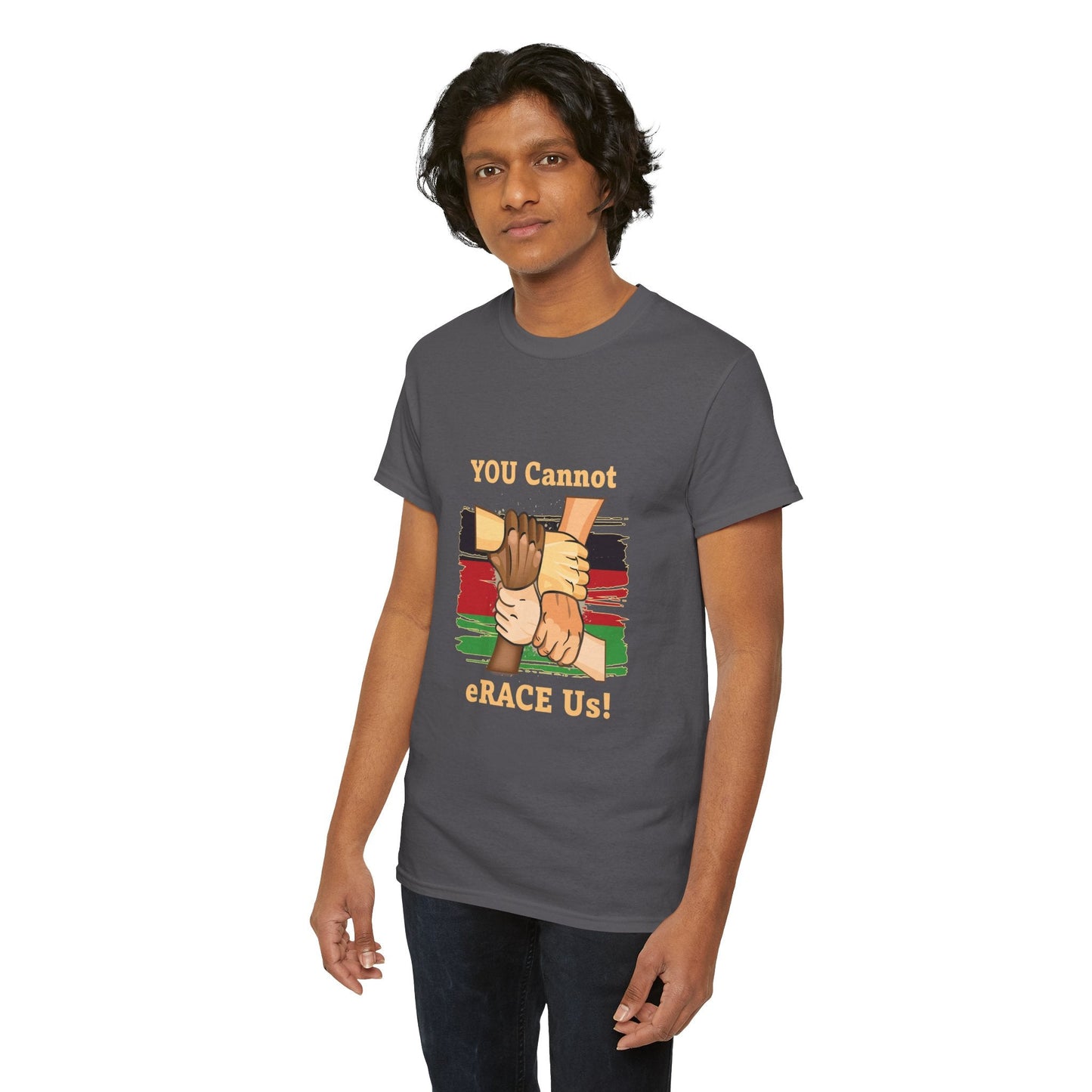 Black History You Cannot eRACE Us Tee Printify T-Shirt You Cannot eRACE Us