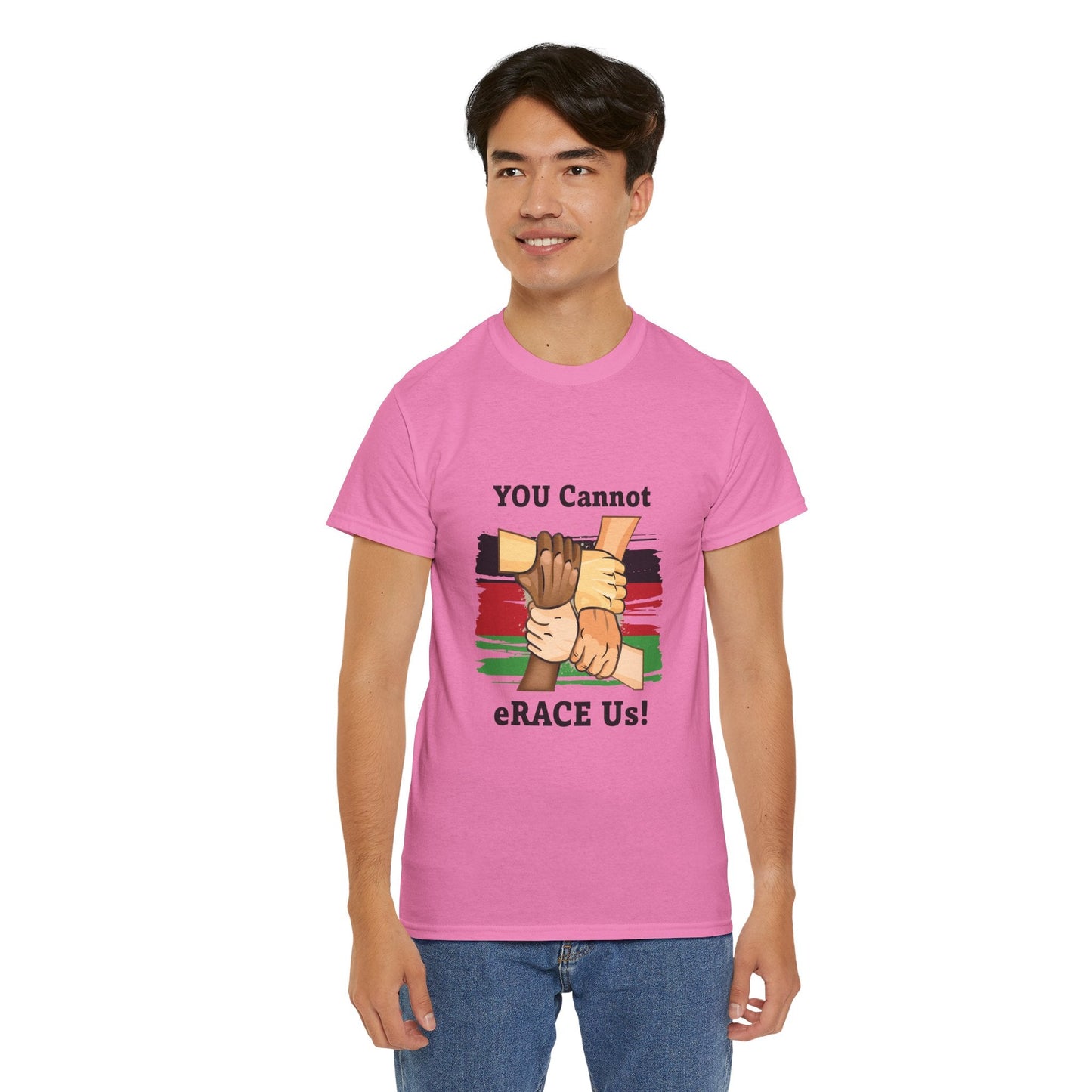 Black History You Cannot eRACE Us Tee Printify T-Shirt You Cannot eRACE Us