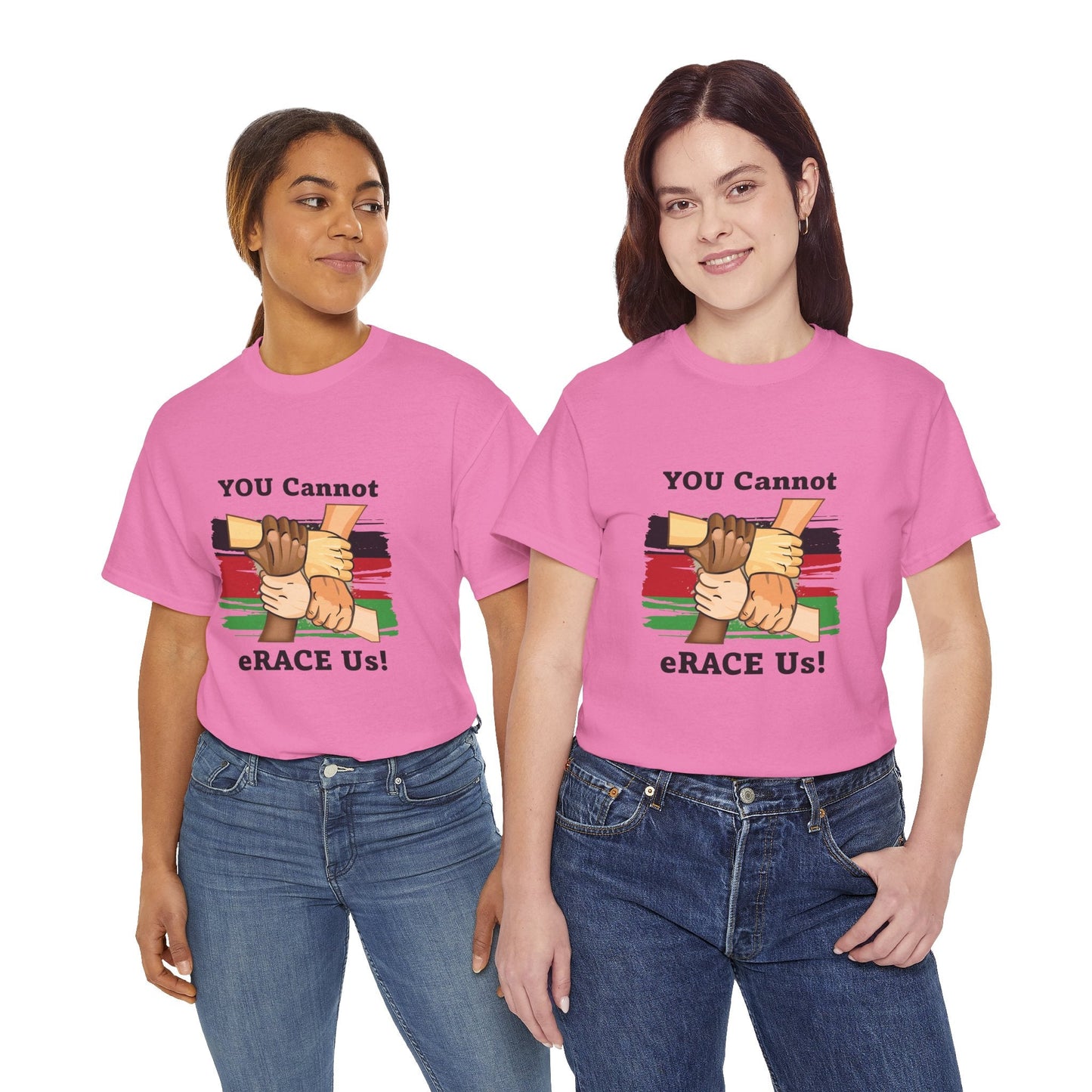 Black History You Cannot eRACE Us Tee Printify T-Shirt You Cannot eRACE Us