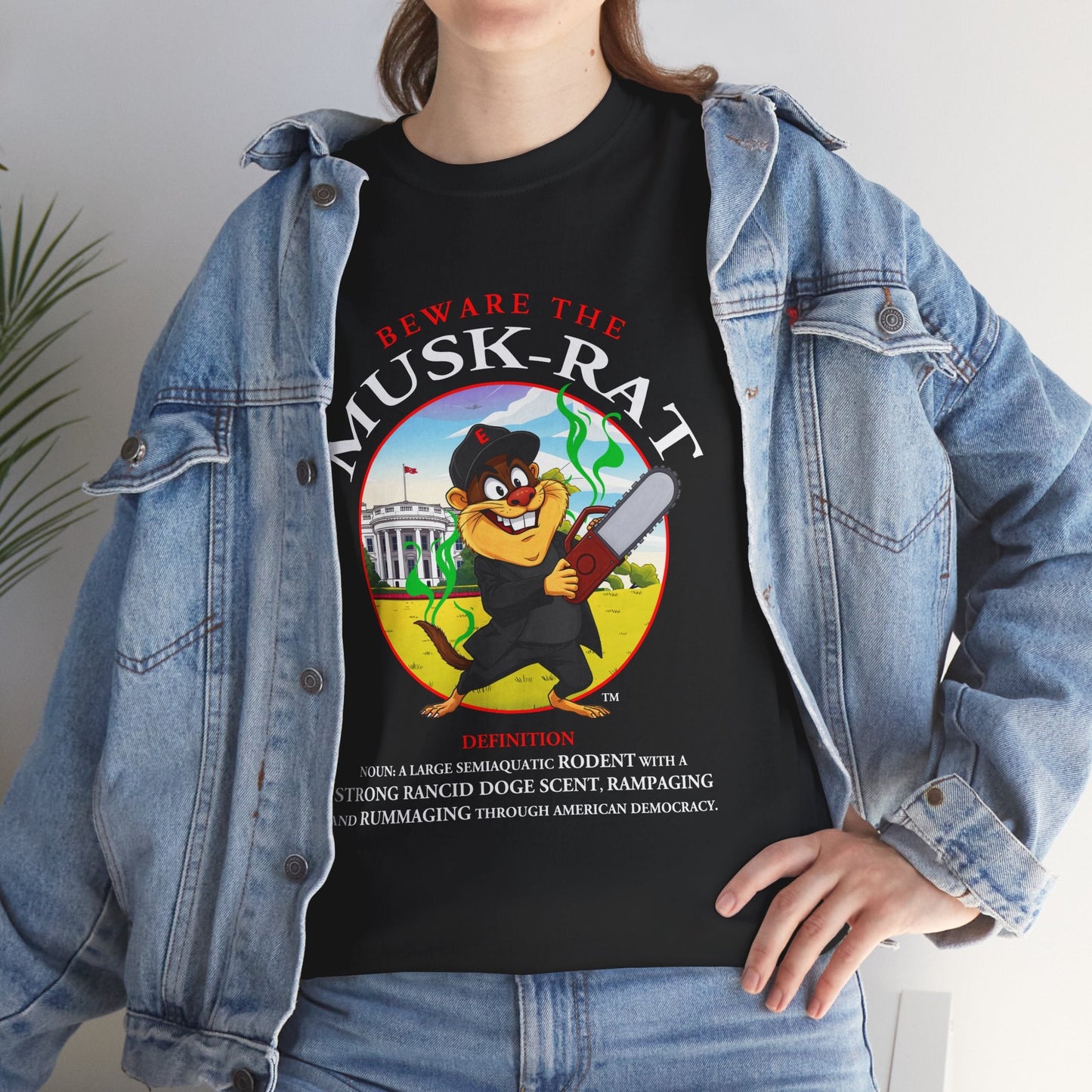 Beware the Musk-Rat Tee Printify T-Shirt You Cannot eRACE Us